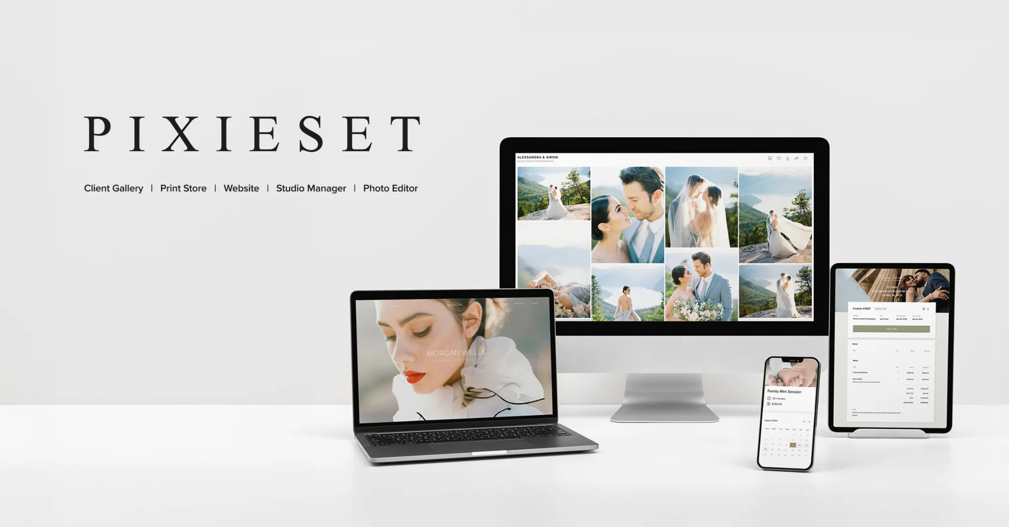 Pixieset — 摄影师在线画廊与客户交付平台